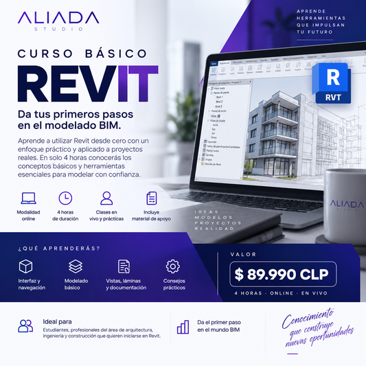 Curso Básico de Revit Online | 4 Horas en Vivo