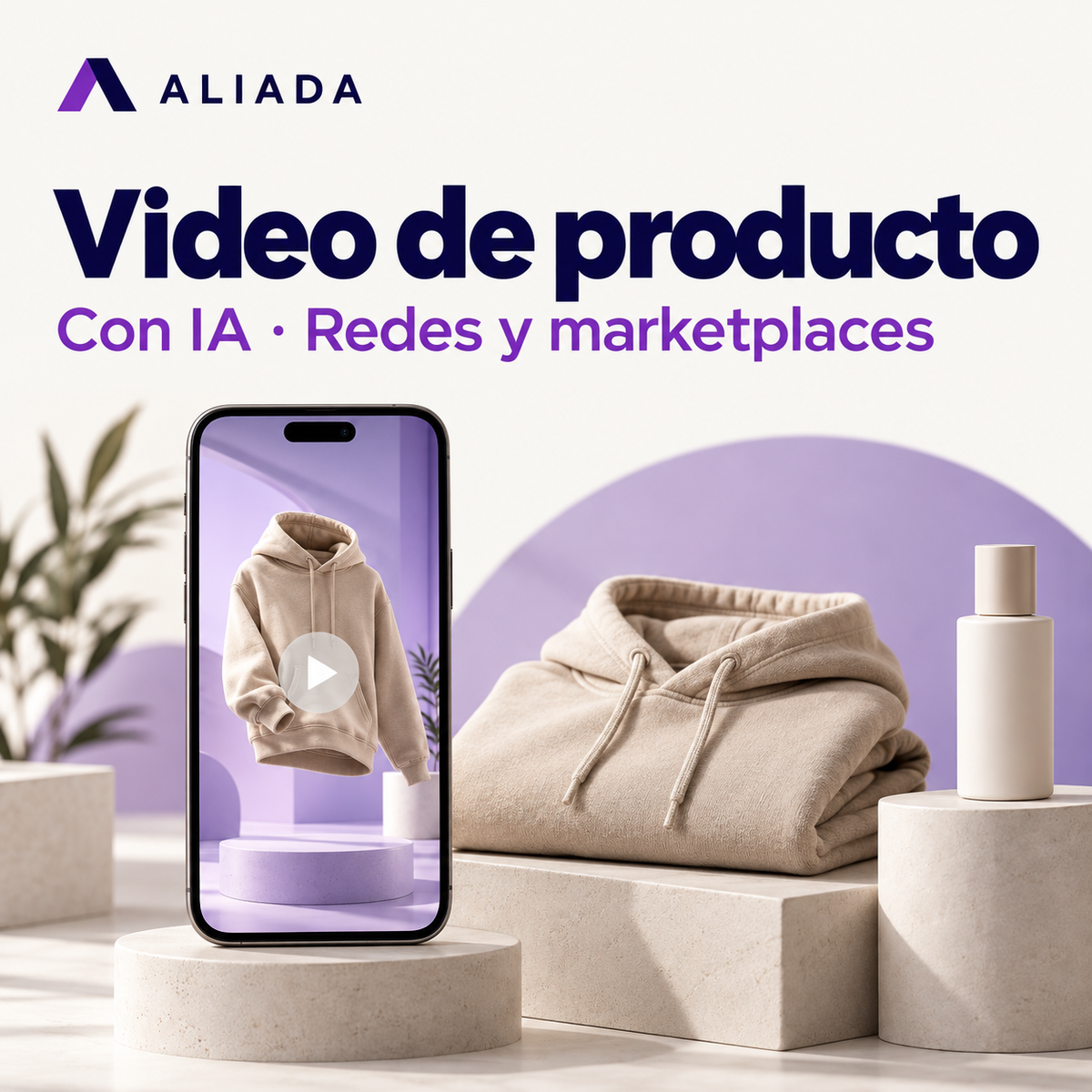 Video de producto con IA · Para redes sociales